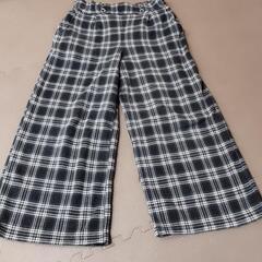 ブラックチェックタイトスカート Sサイズ