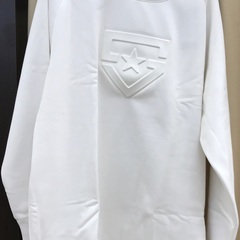 UNDER ARMOUR 裏起毛トレーナー/白/XXL