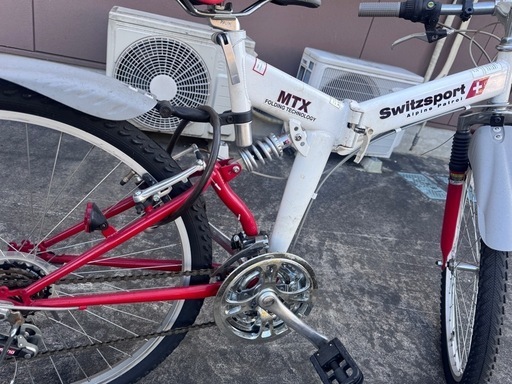 SwitzsportTech AIGLE フルサスペンション MTB型26インチ折畳自転車