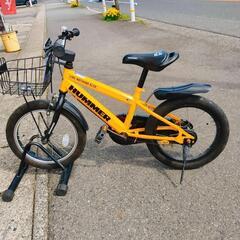 HUMMER ハマー  16インチ子供用自転車  LJ7003634　全体的に小錆があります。【浜村鹿野温泉ICから3分 買取本舗、 宮本リサイクル 営業時間9～19時 定休日水曜のみ←連絡できませんm(_ _)m】の画像