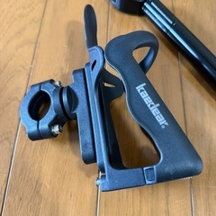 Kaedear カエディア アジャスト ミラーブレース ドリンクホルダー 2点セット マウントバー クランプバー マルチバーの画像