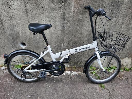 お歳暮・冬ギフト特集2025 B655 折り畳み自転車☆STAIR ☆6段変速☆20インチ (買取市場 自転車本体