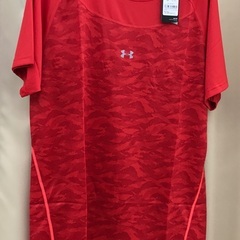 UNDER ARMOUR 半袖カットソー/赤/3XL