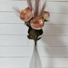 🌱80cmフェイクフラワー/花瓶付き（造花植物）🌱の画像