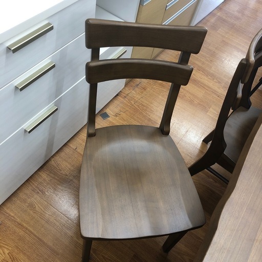 ユートップ ダイニング5点セット FRT1354.1352 タモ材 アウトレット品 