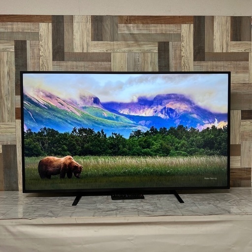 即日受渡❣️SHARP55型4K液晶モニター、スピーカー搭載 リモコン付29500円