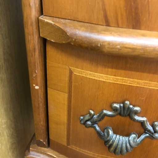 電話台　MOR-RENS キズ・欠け有　ブラウン　猫脚【取りに来れる方限定】