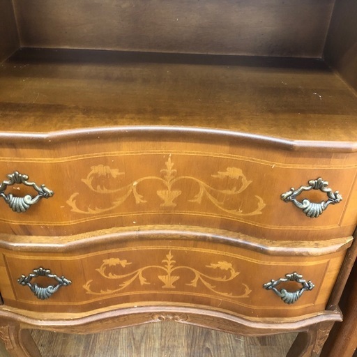 電話台　MOR-RENS キズ・欠け有　ブラウン　猫脚【取りに来れる方限定】