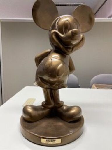 【限定品】ディズニーファン必見　ミッキーのブロンズ像