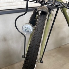 直接受渡し 自転車 26インチ 丸石サイクル カーキ