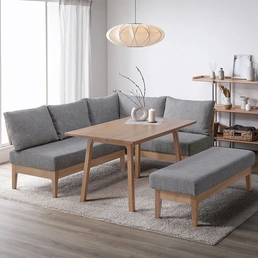 ソファダイニング L字4点セット