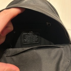 coach ミニリュック 革の画像