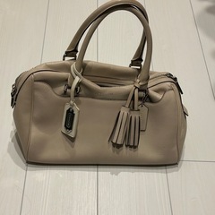coach ハンドバッグ ベージュ