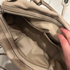 coach ハンドバッグ ベージュの画像