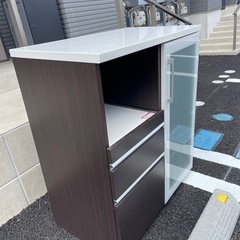 急募　　ニトリ炊飯器置きコンセント付き収納棚