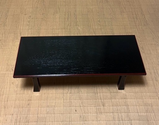 仏具　経机折りたたみ　木製　黒塗り　値下げ交渉可
　