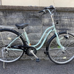 26インチ自転車】美品❗️マルイシ製 6段変速 LEDオートライト付❗️