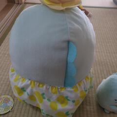 すみっコぐらし　BIGとかげ　ぬいぐるみの画像