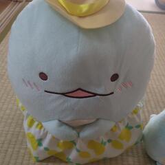 すみっコぐらし　BIGとかげ　ぬいぐるみの画像