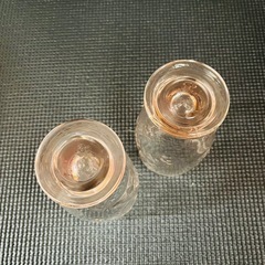 【新品】ハローキティ サンリオ グラス ガラス レリーフグラス 2個の画像
