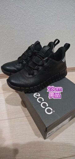 ECCO gruuvウィメンズ レザーGore-Texスニーカー 23cm