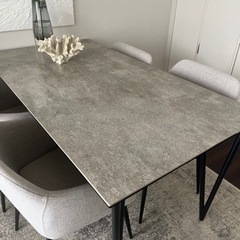 美品　セラミック　ダイニングテーブルの画像
