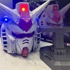 【新品】ガンダム RX-78 ヘルメット フィギュア モビルスーツ インテリアフィギュアの画像
