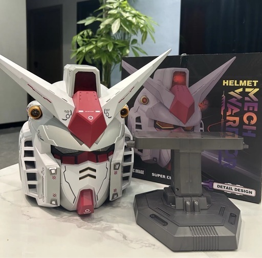 【新品】ガンダム RX-78 ヘルメット フィギュア モビルスーツ インテリアフィギュア