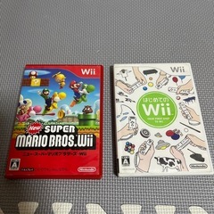 wii 　ニュースーパーマリオブラザーズ　はじめてのwii　