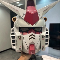 【新品】ガンダム RX-78 ヘルメット フィギュア モビルスーツ インテリアフィギュアの画像