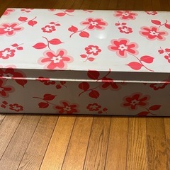 昭和レトロ　ブリキ衣装ケースの画像