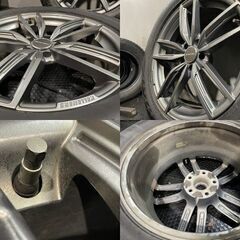 【BS BLIZZAK VRX2 245/50R18 】スタッドレス【KELLENRS ケレナーズ 18インチ 8J5HPCD112+30】20年製 BMW/7シリーズ等　(MTG877)クレジットカード QRコード決済可能の画像
