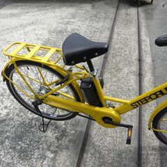 みっちゃん　 電動アシスト自転車　ブリヂストン　マスタードイエロー 電動アシスト自転車ブリヂストンマスタードイエロー