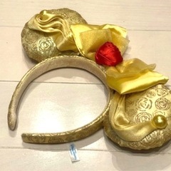 【使用品】ディズニーランド　カチューシャ　ディズニー限定カラビナ付きの画像
