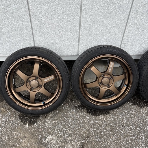 高級鍛造ホイール　ボルクレーシングte37 4本セット