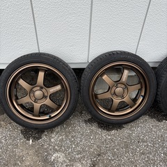 高級鍛造ホイール　ボルクレーシングte37 4本セットの画像