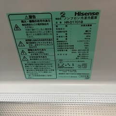 Hisense 冷蔵庫　2022年製の画像