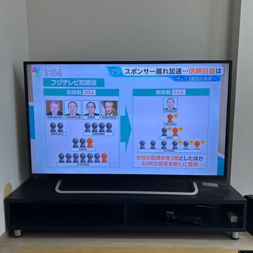 60V型テレビ&テレビ台