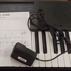 カシオ 61鍵盤 キーボード CTK-2550 譜面台 楽譜集 ACアダプター CASIO 札幌市 豊平区 西岡の画像
