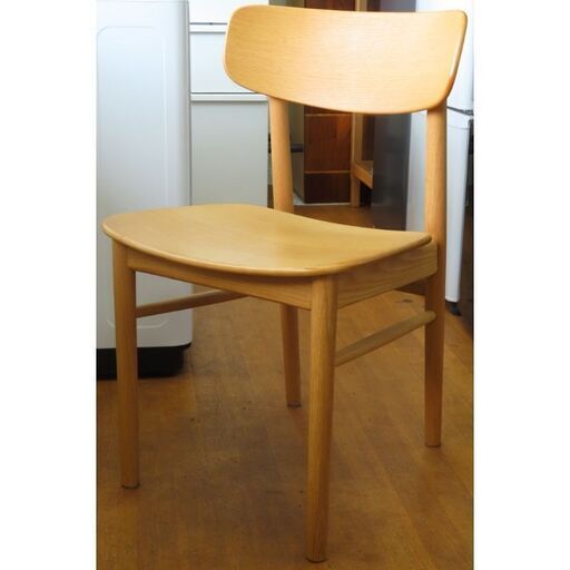 ♪無印良品 ラウンドチェア オーク材♪