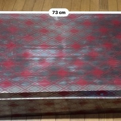 昭和レトロ　ブリキ衣装ケースの画像