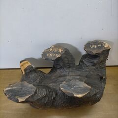 アイヌ 風俗 熊 木彫り 郷土玩具民芸品 工芸品 北海道 アイヌ