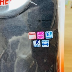 【新品】長袖丸首シャツ シャツ ストレッチ 保湿 3枚セット 100の画像