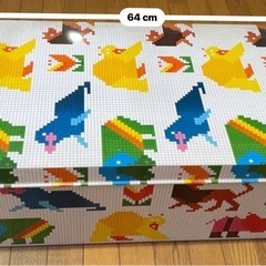 昭和レトロ　ブリキ衣装ケースの画像