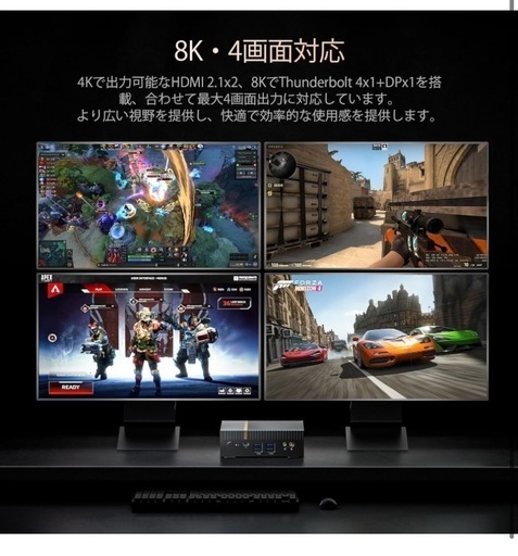 ミニPC 第12世代インテルCore i9-12900H 14コア 20スレッド