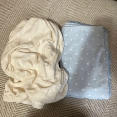 ベビー布団標準サイズ　敷カバーと防水シートセット