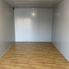 【積雪・豪雨対策済)全面断熱材入 寒冷地仕様 ユニットハウス 三角屋根 排水性能向上プラン コンテナ プレハブ 居住用 仮設 北陸 東北の画像