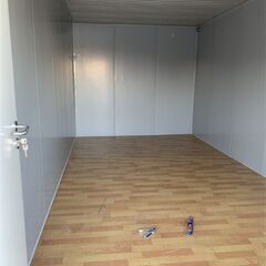 【積雪・豪雨対策済)全面断熱材入 寒冷地仕様 ユニットハウス 三角屋根 排水性能向上プラン コンテナ プレハブ 居住用 仮設 北陸 東北の画像