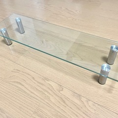 【譲り先決まりました！】ガラス棚