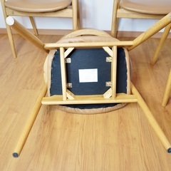 関家具 ダイニングチェア 4脚 中古美品 引き取り希望 福岡市内 隣県